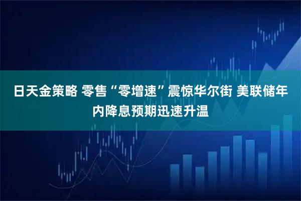 日天金策略 零售“零增速”震惊华尔街 美联储年内降息预期迅速升温