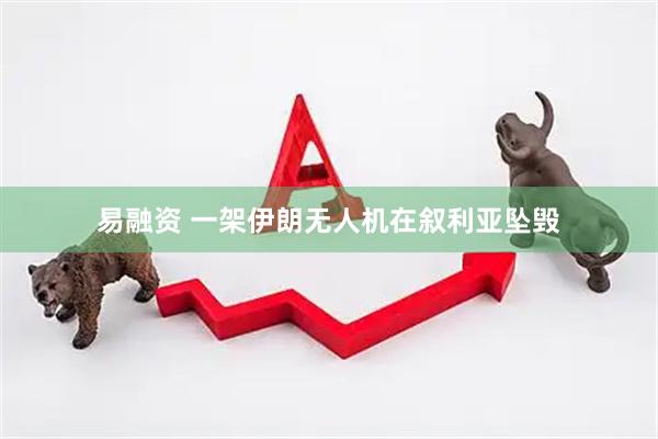 易融资 一架伊朗无人机在叙利亚坠毁